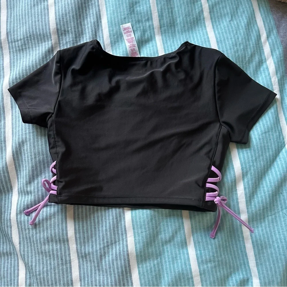 Justice Girls Rashguard swim set